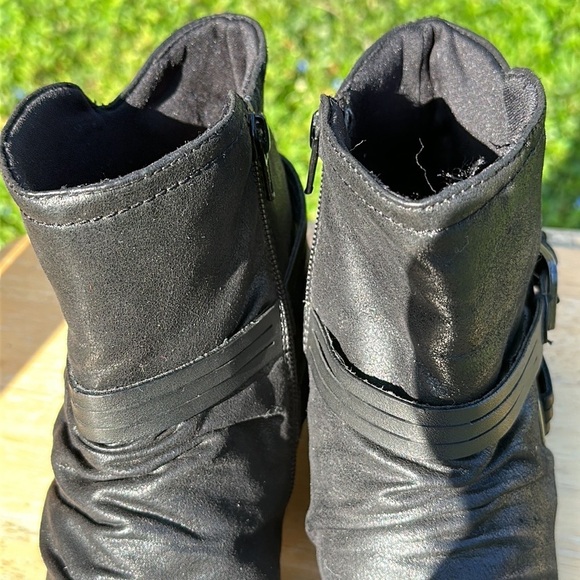 Bare Traps Woman’s Mid Wedge Hidden Heel Zip Up Pixie Ankle Booties Size 10 - Picture 7 of 15